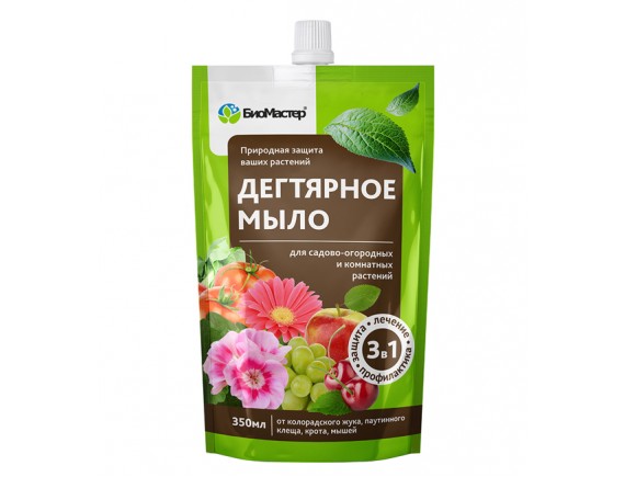 Дегтярное мыло-концентрат для растений БиоМастер, 350мл