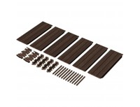 Модульная грядка Base Woody 1492х756х250 мм, цвет старинный кирпич