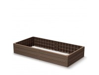 Модульная грядка Base Woody 1492х756х250 мм, цвет антрацит