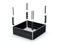 Модульная грядка Base Woody 756х756х250 мм, цвет антрацит