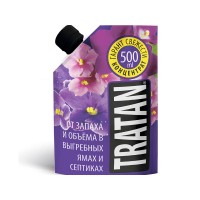 Средство жидкое, концентрат TRATAN для септиков и выгребных ям от запаха и объема, дойпак 0,5л