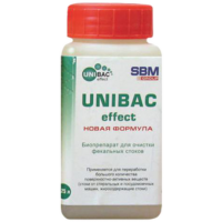 Биоактиватор UNIBAC-Effect для переработки большого количества поверхностно-активных веществ (стоки от стиральных, посудомоечных машин, жиросодержащие стоки), 0,5л