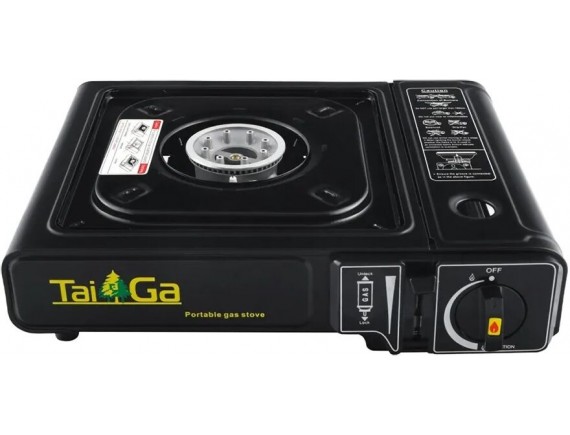 Плитка газовая портативная Tai-Ga в пластмассовом кейсе с переходником BDZ-180А