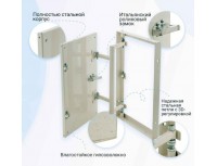 Ревизионный стальной скрытый люк-невидимка под плитку REVIZOR К-3 Стандарт, 200*300мм