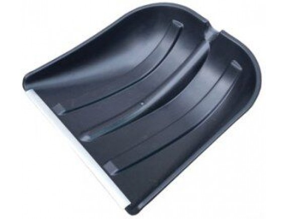 Лопата снеговая пластмассовая ПАМИР с алюминиевой планкой, без черенка