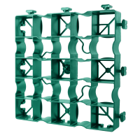 Газонная решетка 342х342×30мм, цвет зеленый